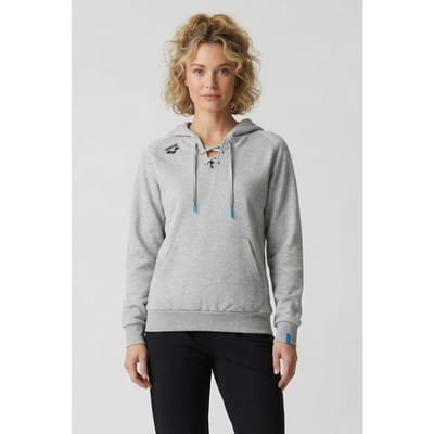 Arena Unisex Team Hooded Sweat Laced Medium Grey Heather-lace Taglia: XS | Felpe con cappuccio Outlet | Unisex | Grigio