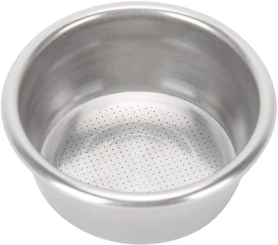 Allecto - Koffiefiltermand - Roestvrij staal - Duurzaam en veilig - 53 mm - Herbruikbare koffiefilter - Filtermachine-accessoires - Geschikt voor B...