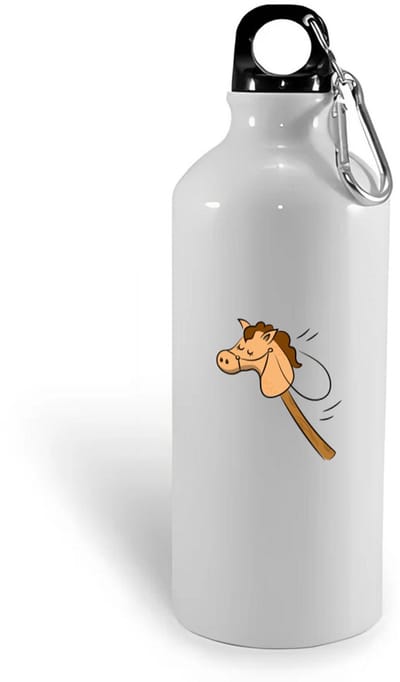 Hacebo® - Hobbypaard waterfles - Paarden - Paarden liefhebbers - Dieren - manage - Hobbyhorse - Paardenstok - water fles - 400ML