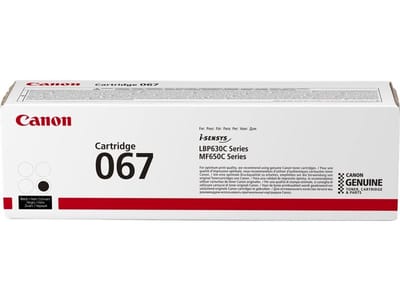 Originele Canon toner 067BK, enkele verpakking, zwart