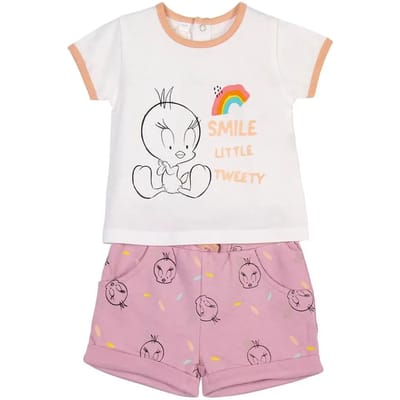 Baby t-shirt en shortset Cerda Looney Tunes Piolin