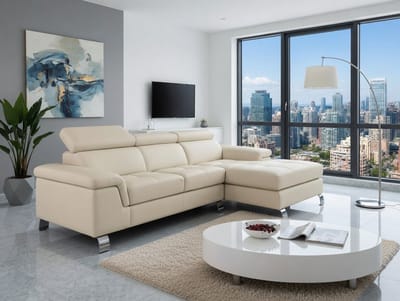 Driezitsbank 205 × 88 × 72 cm – Luxe Chesterfield Bank van Echt Buffelleer – Klassieke 3-Zits Bank met Capitonné Rugleuning, Nosag Veren en Houten Poten – zwart – Bellavero