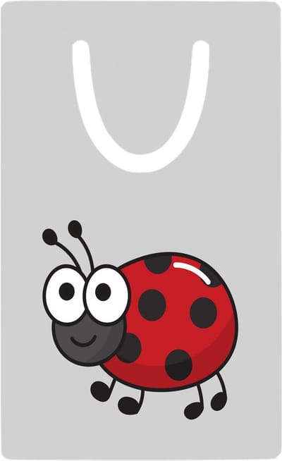 Hacebo® - Lieveheersbeestje metalen boekenlegger - Insecten - Dieren liefhebbers - Dieren - koekendiefje Bladwijzer boekenleggers - 7.6 cm x 5cm