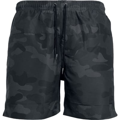 Urban Classics Zwembroek - Camo Swim Shorts - S tot 5XL - voor Mannen - dark camo