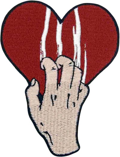Patch geborduurd 6,7 x 8,8 cm - hittebestendig - strijk- of naai-bruikbaar - blijft goed zitten - ShopVlot