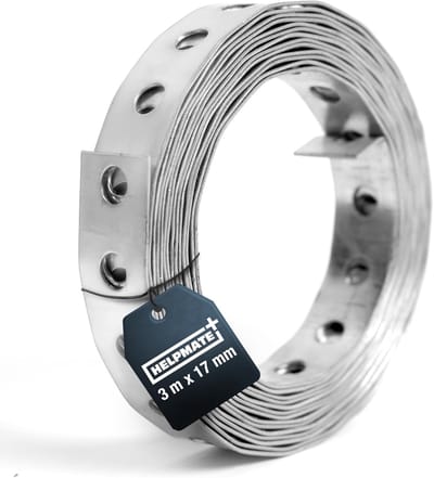 Gatband - Montageband - Robuuste Bevestiging - Verzinkt Staal - 3 meter x 17mm - Zilver