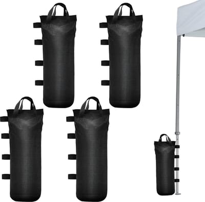Gewichten set van 4 - Verzwaren zandzakken - Tentbevestigingen - Pop-up tuintenten.