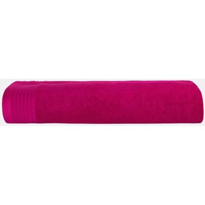 The One Towelling Badhanddoek - Strandhanddoek - 100x180 cm - Hotelkwaliteit - 450 g/m² - 100% Gekamd katoen - Magenta