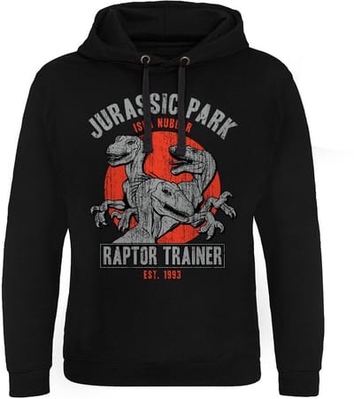 Jurassic Park - Raptor Trainer Epic-hoodie, zwart