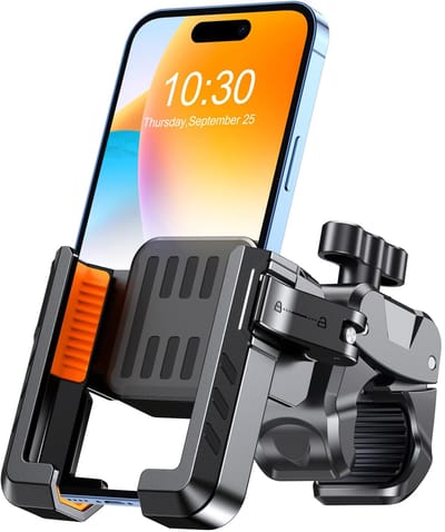 Unyqoos® Universele telefoonhouder voor fiets en motor met 360 graden rotatie