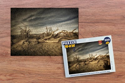 Puzzel Verschillende zandduinen in het Death Valley nationaal park - Legpuzzel - Puzzel 500 stukjes