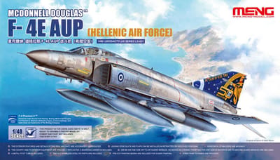 Meng Model Modelbouwpakket Militaire voertuigen - MENG LS021 McDonnell Douglas F-4E AUP Phantom II - Hellenic Air Force - Griekse Straaljager Plastic - 1:48 - Modelbouw