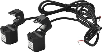 Energie Meter - Stroom Verbruik - Energie Besparen - Twee Kanalen Met Klem - 11 x 11 x 3 cm