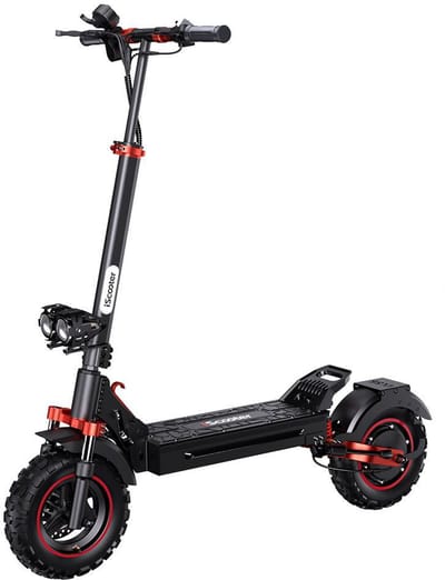 iScooter iX5S Elektrische scooter - 11-inch all-terrein luchtbanden - 60km actieradius - 1000W motor - Maximaal laadvermogen 150 kg - Maximumsnelheid 25 km/u - zwart