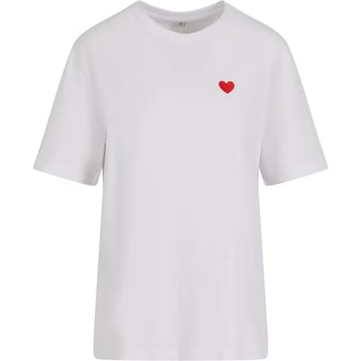 Dames-T-shirt Mister Tee Heart Shape EMB