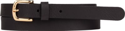 Petrol Industries Riem Meisjes - Broekriem - Leer - Zwart - 75 cm