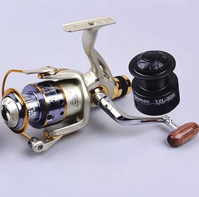 QUNDAO Werpmolen TR 400 - Molen - Karpermolen - Vismolen - Fishing reel - Hengelsport - Roofvis - Slip achterop - Kogellagers 9+1 - Gear-ratio 5.1:1