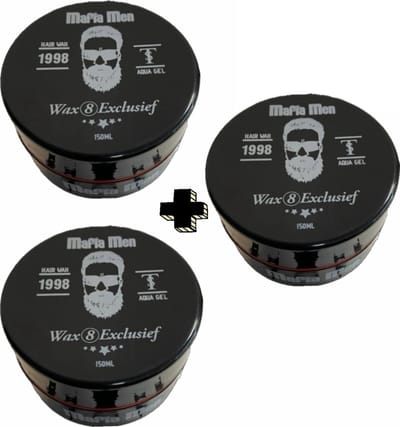 2+1 Gratis 3 Pack- Mafia Men Haarwax 8 Exclusief (3-Pak Exclusief 450 ml)