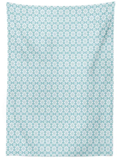 ABAKUHAUS Galaxie Tafellaken – Sterrenruimte – 140x200 cm – Lichtblauw-Wit