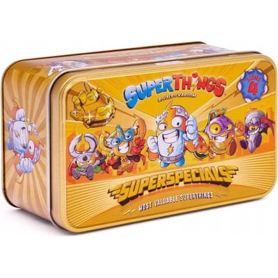 Superthings Golden Tin Superspecials Series 4 Figuur Geel Kinderen