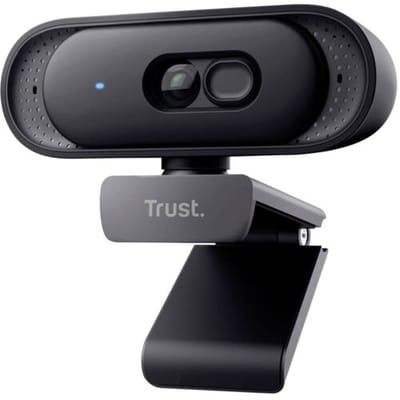 Trust Tomar - QHD Webcam - Ingebouwde Microfoon - Privacy Sluiter - Zwart