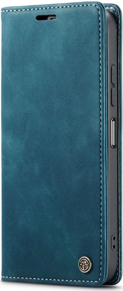 CaseMe Telefoonhoesje geschikt voor Samsung Galaxy A16 Hoesje | CaseMe 013 Bookcase Portemonnee | Pasjeshouder voor 2 Pasjes | Telefoonhoesje voor Pinpas / OV Kaart / Rijbewijs - Blauw
