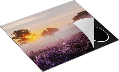 Chefcare Inductie Beschermer Weide in de Veluwe bij Zonsondergang - 60x50 cm - Afdekplaat Inductie - Kookplaat Beschermer - Inductie Mat