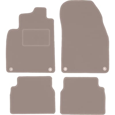 Beige veloursmatten voor: Saab 9-3 II Y3SF stationwagen, sedan (2002-2014)