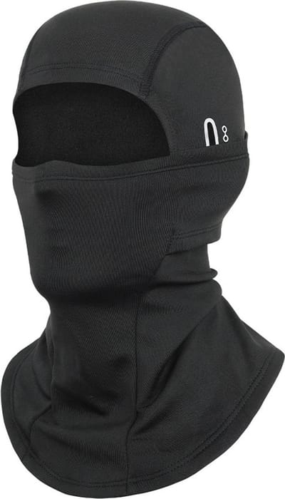 Somstyle Fleece Helmmuts - Balaclava voor Winter - Motor / Scooter Bivakmuts - Zwart