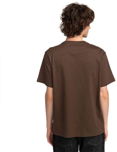 Element Skateboard Co T-shirt Met Korte Mouwen Bruin L Man