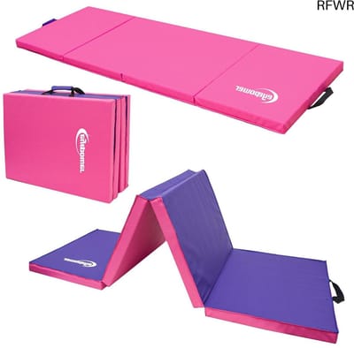 RFWR® Opvouwbare Turnmat 180x60 cm - Dikke Gymnastiekmat voor Thuis - Ideaal voor Yoga en Acrobatiek