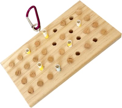 Vogel Speelgoed - Papegaai Kauwspeel - Volière Verrijking - Natuurlijk Hout - 67 Gram - Multicolor