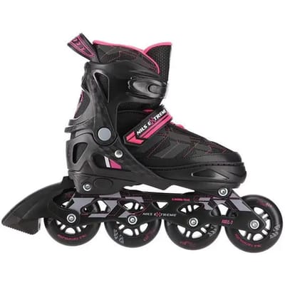 Nils Extreme NA11002 - Rolschaatsen - Czarno/Fioletowe - Verstelbaar - Comfortabel