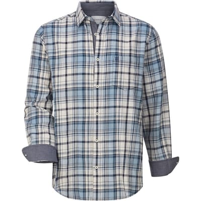 Babista herren Overhemd - 37/38 - blauw - Plus Size