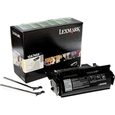 Lexmark 12A7468 etiketten toner cartridge hoge capaciteit (origineel)