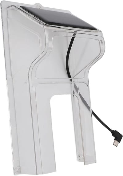 Deurbel Afdekking - Regenhoes Deurbel - Bescherming Buiten - Op Zonne-energie - Standaard Maat - Transparant