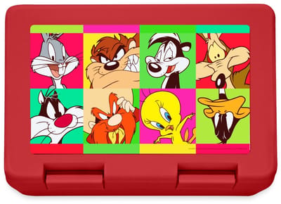 Looney Tunes karaktertegels Broodtrommel Lunchbox