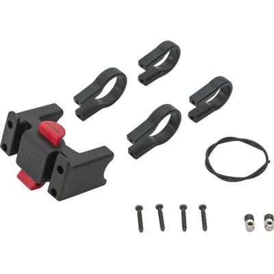 Vaude Bike Klick Fix System For Handle Bar Bags Adapter Zwart
