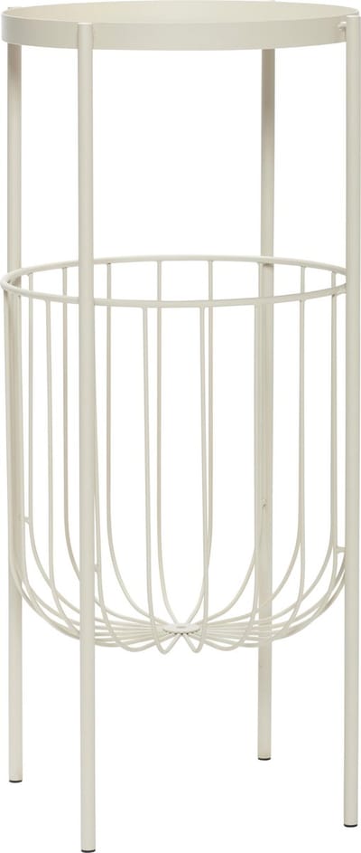 HÜBSCH INTERIOR - Tafeltje, console van wit metaal