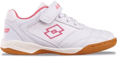 Lotto Shoes WHIZZER K lage kindersneaker 2600120K wit/roze