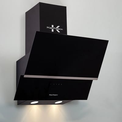 KAUFMANN - afzuigkap - Wandafzuigkap - LUNA 90 BL Afzuigkap - 1000 m³/h - 90 cm - 90 - zwart
