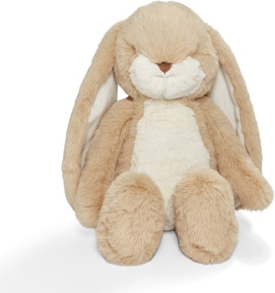 Bunnies By The Bay Floppy Nibble Konijn - Knuffeldier - Knuffel voor kinderen - Geborduurde details - Amandel - 44 cm