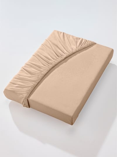 Estella Jersey Hoeslaken 100x200cm Karamel 160g/m² - 100% Katoen