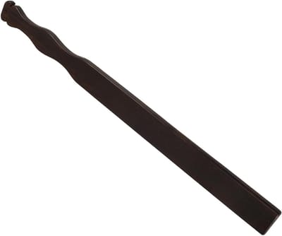 Houten Rugbeater - Stofverwijderaar Klopgereedschap - Beddengoed Opfrissen - Stevige Constructie - 39.80 cm - Donkerbruin