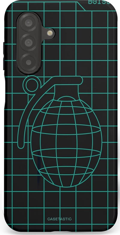 Casetastic Hoesje Geschikt voor Samsung A26 - Stijlvolle Beschermende Duo-layer Case - Retro bom