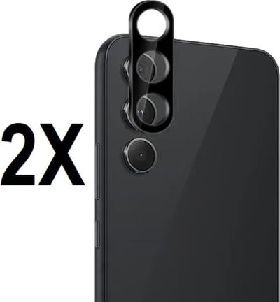 Screenz® - Camera lens protector geschikt voor Samsung Galaxy A16 5G - Screenprotector - Beschermglas - Glasplaatje geschikt voor A16 5G - 2 stuks