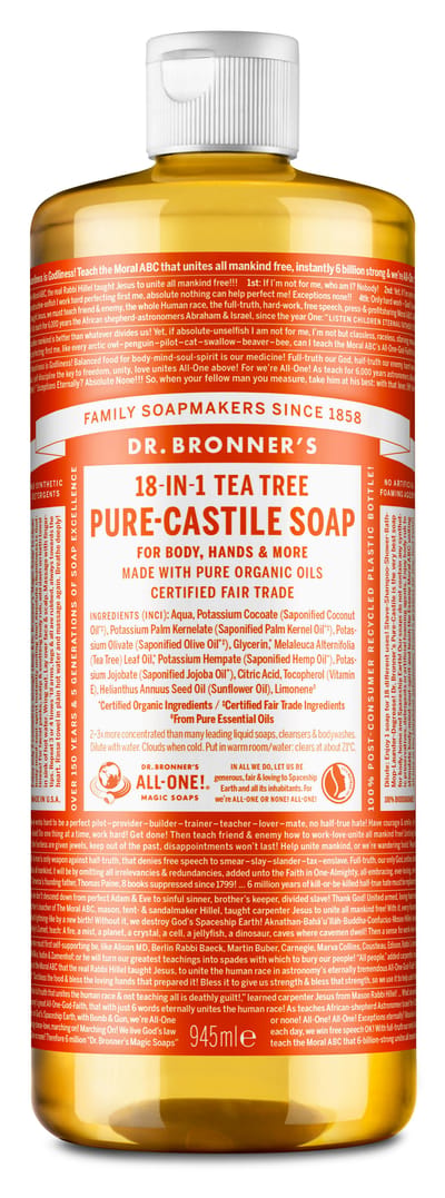 Dr. Bronner’s Dr. Bronner&rsquo;s Magic Soap Tea Tree 945 ml