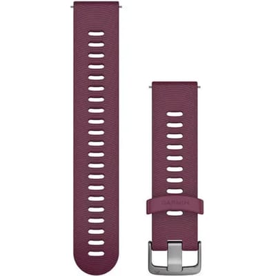 Garmin Quick Release Siliconen Horlogebandje - 20mm Polsbandje - Wearablebandje - Berry