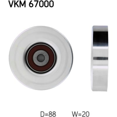 Rondsel/geleiderpoelie, V-riem SKF VKM 67000