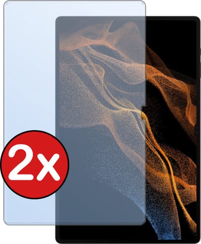Screenprotector - 2 Stuks - Geschikt voor Samsung Galaxy Tab S9 Ultra - Extra Sterk - Beschermglas - Gehard Glas - Tempered Glass - Screen Protector